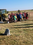 Wahoo Scout Troop 140 who helped plant trees at Wahoo Sunrise Cemetery